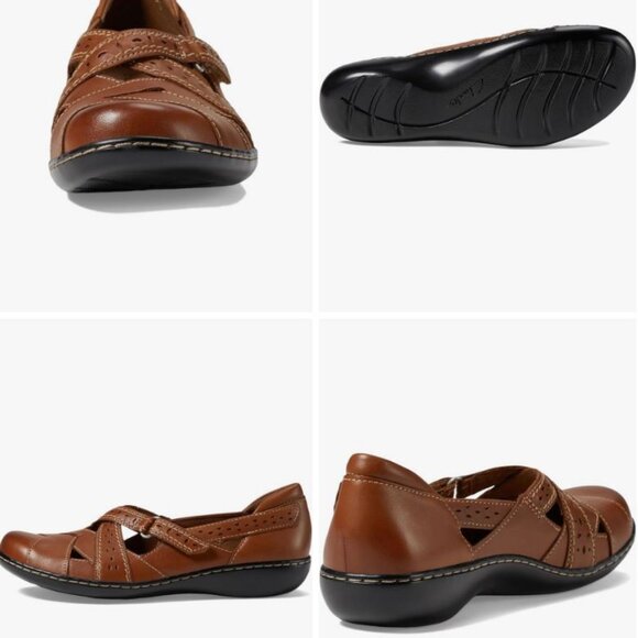 Brand New w/o Box Clarks Ashland Spin Q in Tan Womens Sz 9.5M MSRP $85 - Picture 1 of 6